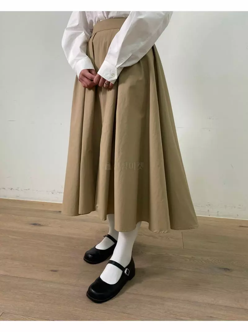 Ave29 - Korean Women Fashion - #momslook - Volume Plare Skirt - 2