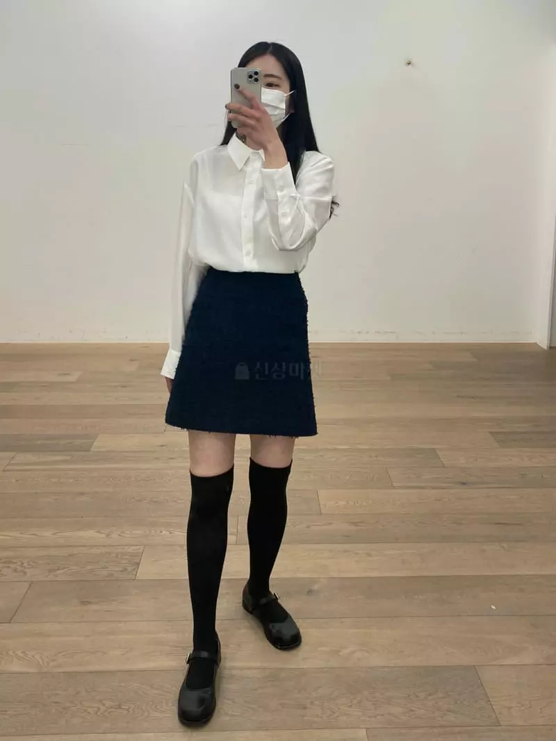 Ave29 - Korean Women Fashion - #momslook - Twid Mini Skirt - 2