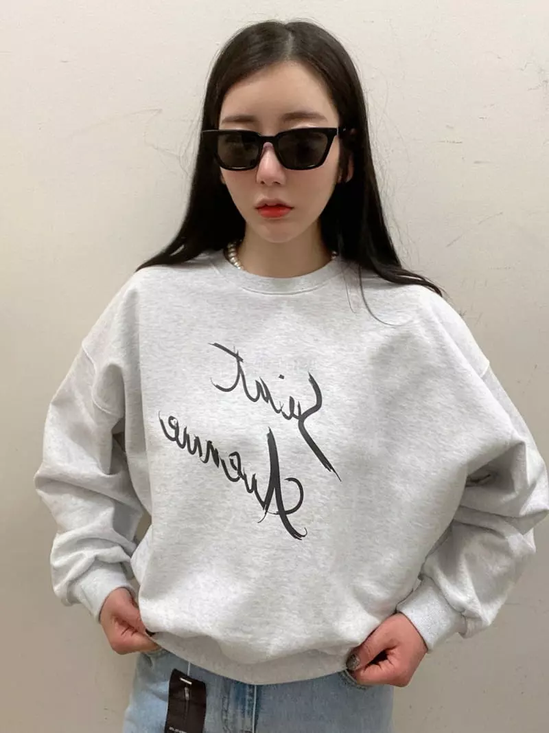 Ave29 - Korean Women Fashion - #momslook - Crop Sweatshirt - 3