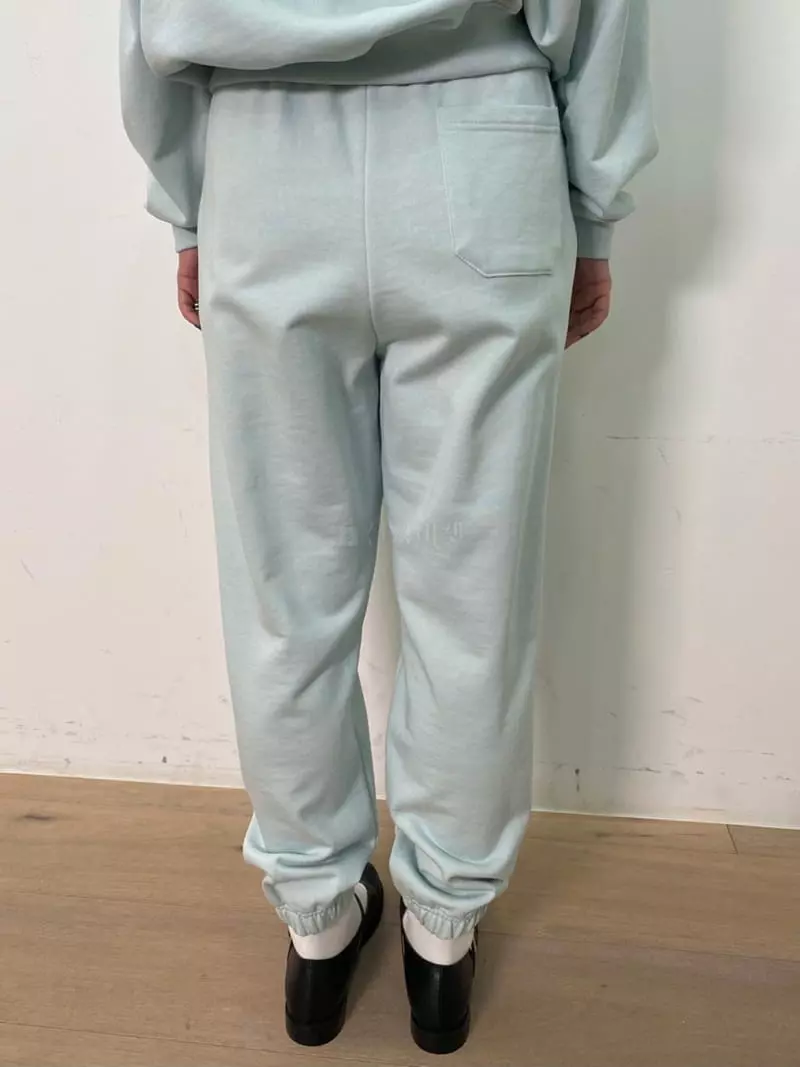 Ave29 - Korean Women Fashion - #momslook - Slit Jogger Pants - 2