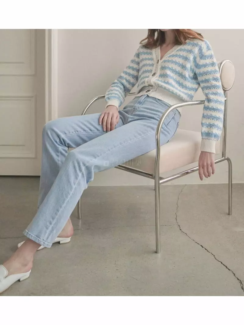 Ave29 - Korean Women Fashion - #momslook - Slit Jeans
