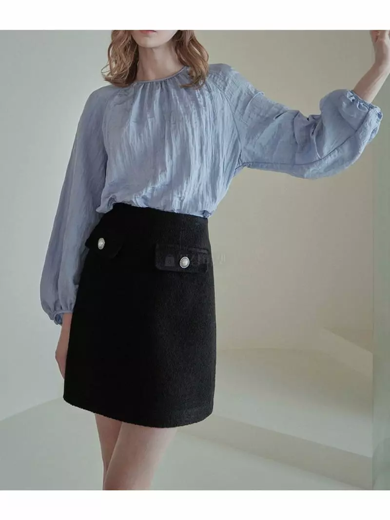 Ave29 - Korean Women Fashion - #momslook - Plearts Shirring Blouse