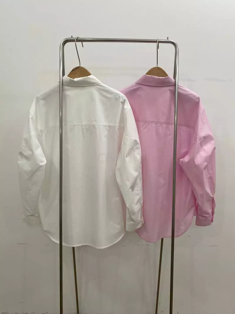 Ave29 - Korean Women Fashion - #womensfashion - Hidden Button Blouse - 4