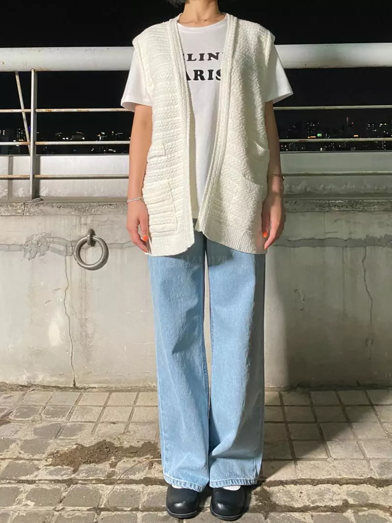 Ave29 - Korean Women Fashion - #momslook - The Cashmere Vest - 5