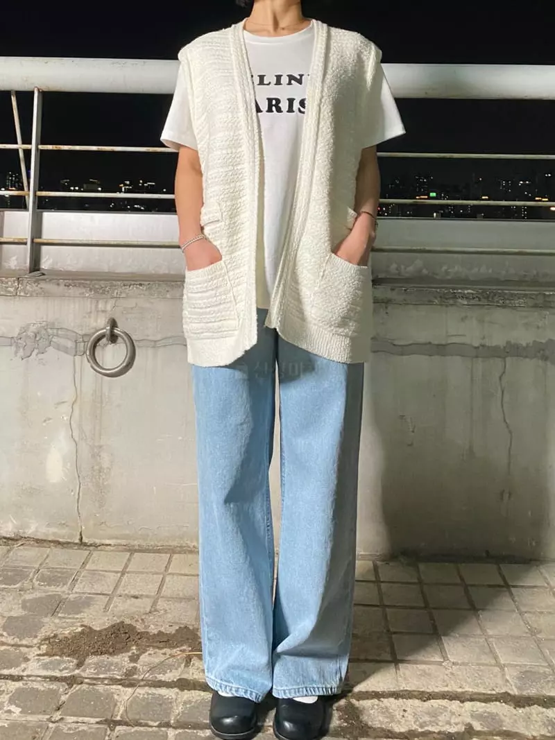Ave29 - Korean Women Fashion - #momslook - The Cashmere Vest - 6