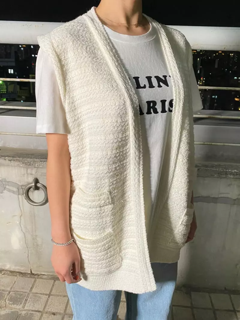 Ave29 - Korean Women Fashion - #momslook - The Cashmere Vest - 7