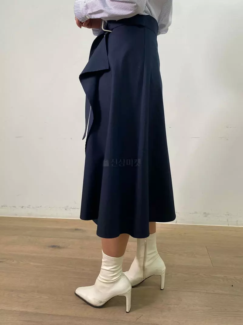 Ave29 - Korean Women Fashion - #momslook - Unbalance Skirt - 2