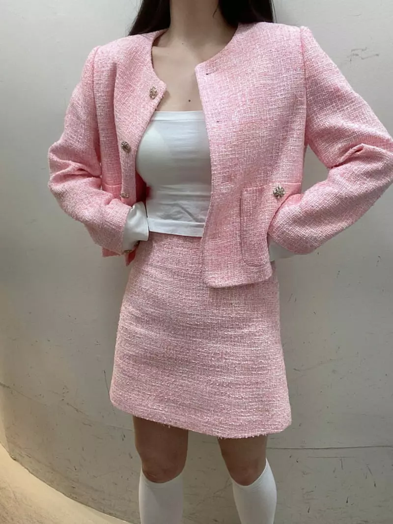 Ave29 - Korean Women Fashion - #womensfashion - Twid Cows Jacket