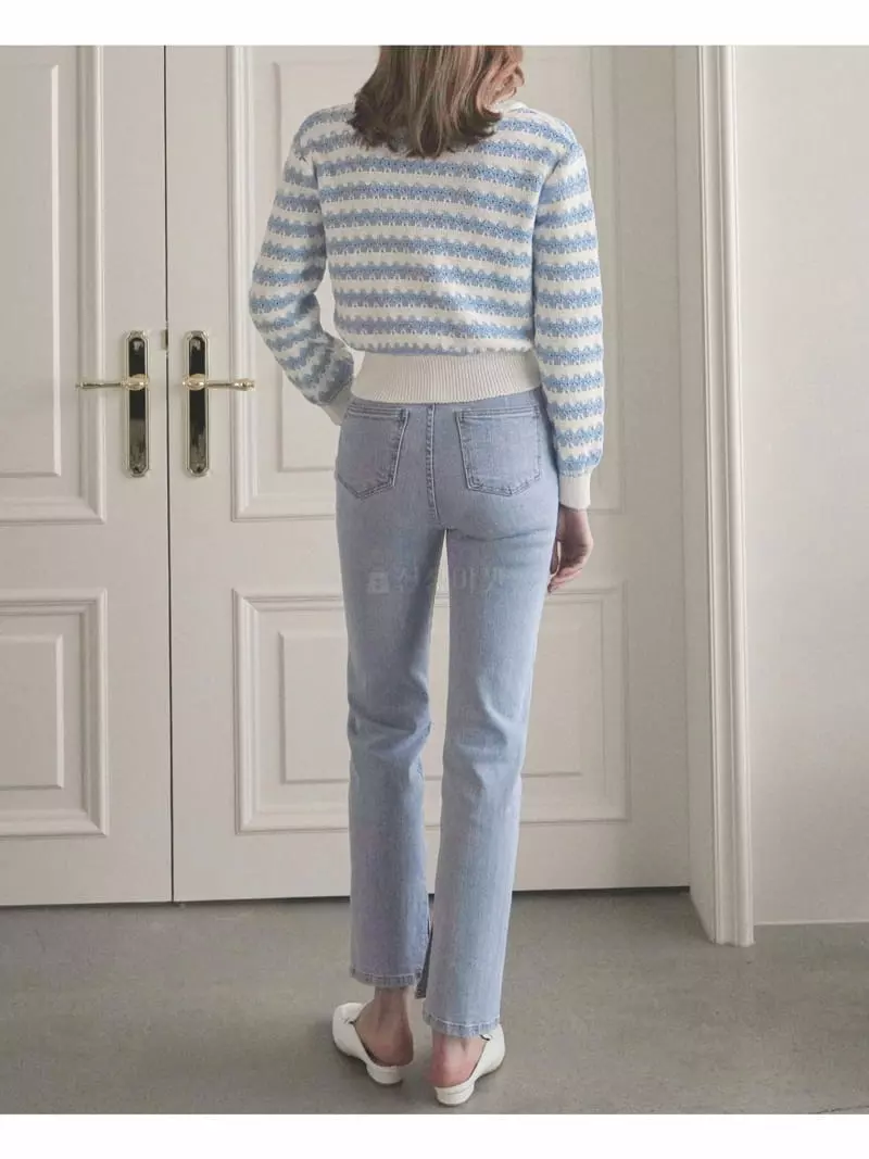 Ave29 - Korean Women Fashion - #womensfashion - Slit Jeans - 2