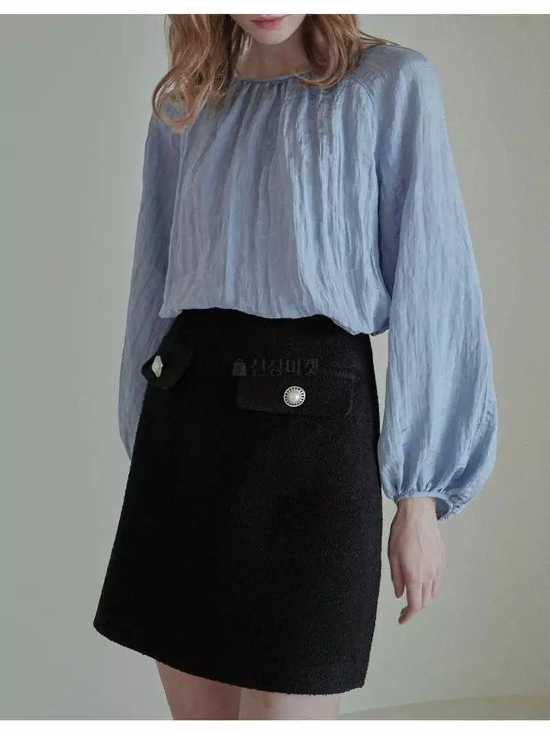 Ave29 - Korean Women Fashion - #womensfashion - Plearts Shirring Blouse - 2