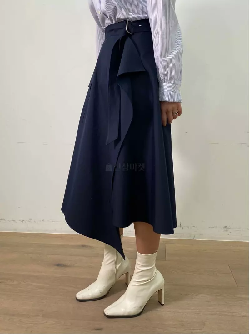 Ave29 - Korean Women Fashion - #womensfashion - Unbalance Skirt