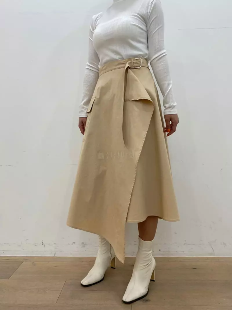 Ave29 - Korean Women Fashion - #womensfashion - Unbalance Skirt - 3