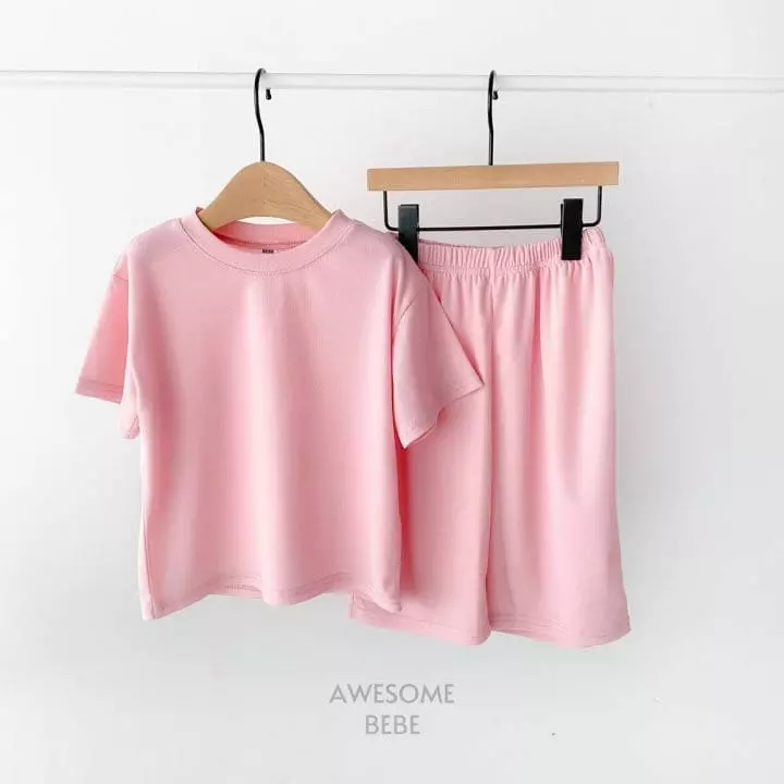 Awesome Bebe - Korean Children Fashion - #Kfashion4kids - Pleats Top Bottom Set - 8