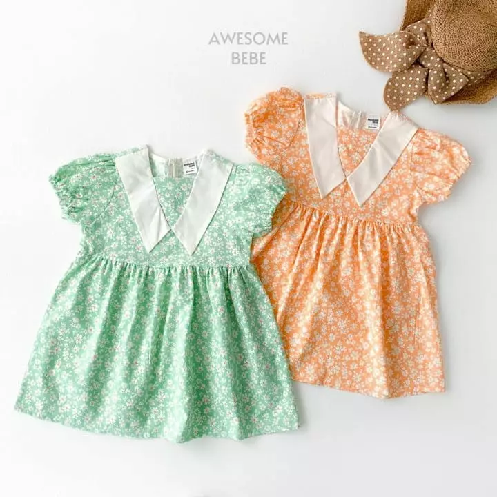 Awesome Bebe - Korean Children Fashion - #childofig - Small Flower One-piece - 11