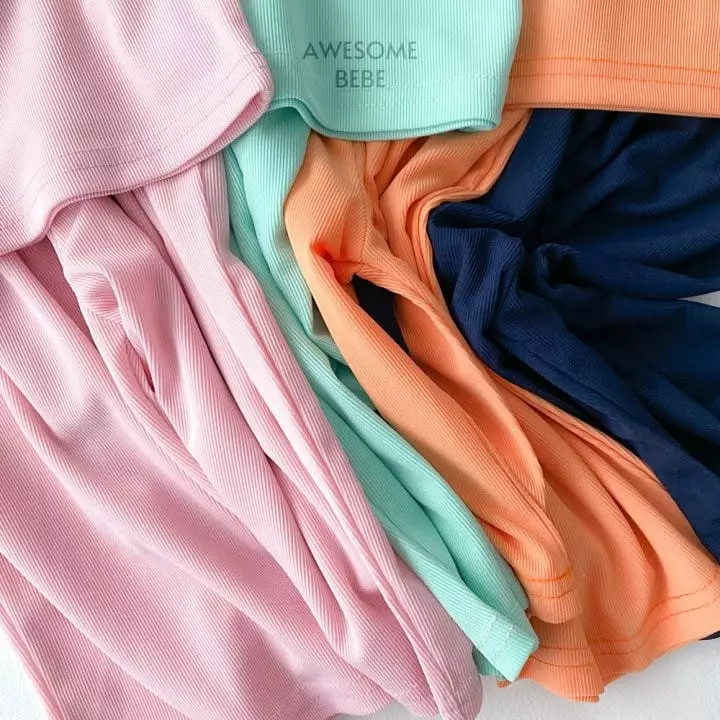 Awesome Bebe - Korean Children Fashion - #magicofchildhood - Pleats Top Bottom Set - 10