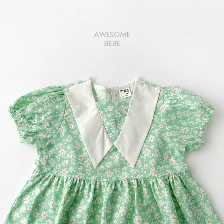 Awesome Bebe - Korean Children Fashion - #prettylittlegirls - Small Flower One-piece - 7