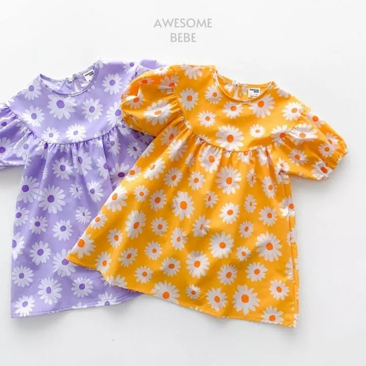 Awesome Bebe - Korean Children Fashion - #todddlerfashion - Summer Daisy One-piece - 7