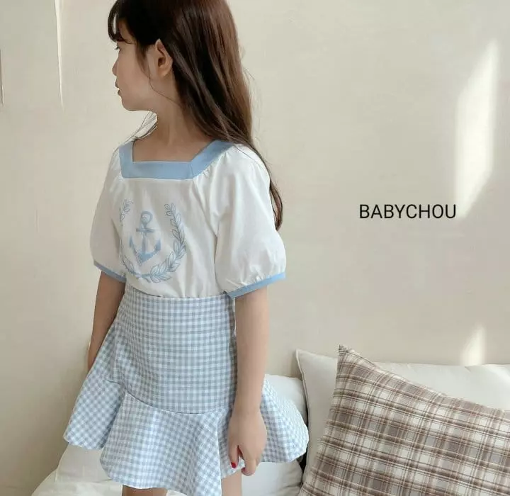 Babychou - Korean Children Fashion - #Kfashion4kids - Marine Tee - 7