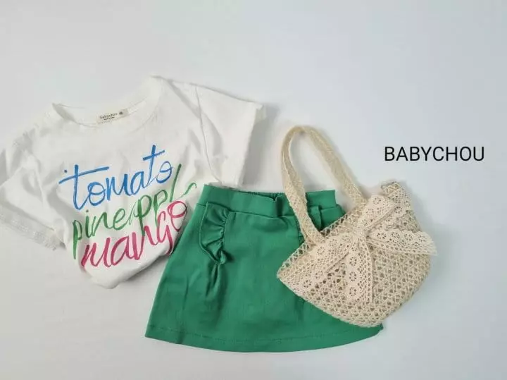 Babychou - Korean Children Fashion - #childofig - Mango Tee - 4