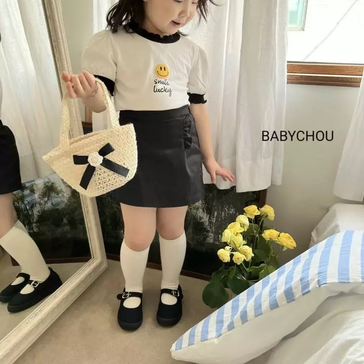 Babychou - Korean Children Fashion - #designkidswear - Smile Tee - 7
