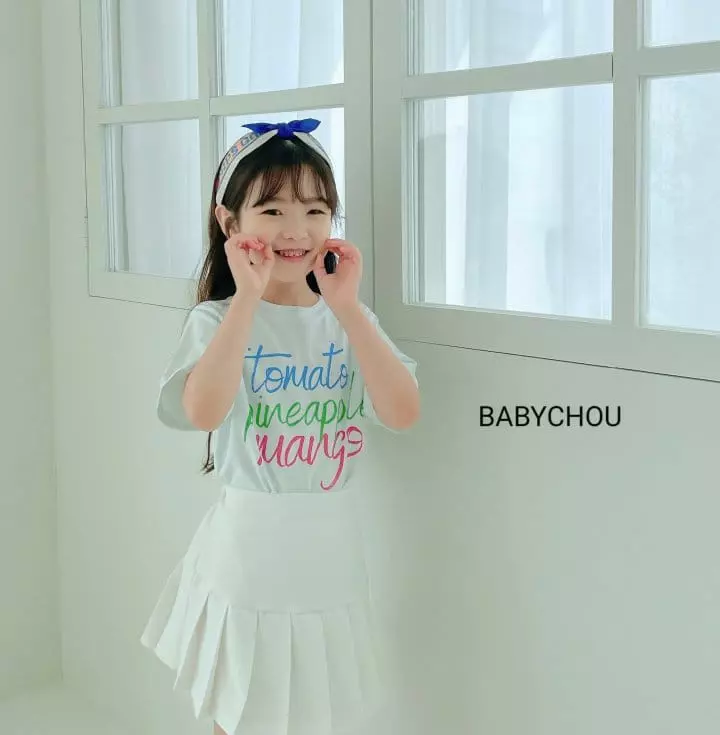 Babychou - Korean Children Fashion - #discoveringself - Mango Tee - 6