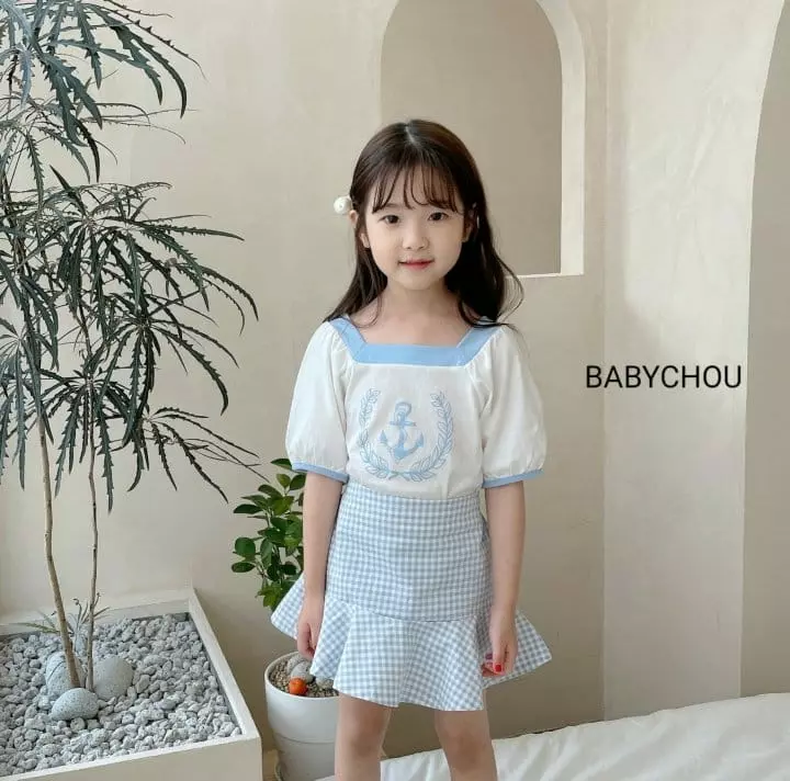 Babychou - Korean Children Fashion - #discoveringself - Marine Tee - 2