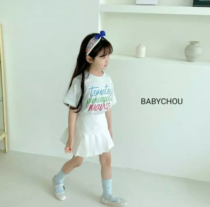 Babychou - Korean Children Fashion - #fashionkids - Mango Tee - 7