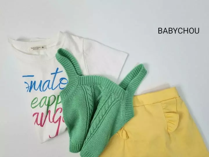 Babychou - Korean Children Fashion - #toddlerclothing - Mango Tee