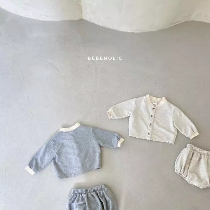 Bebe Holic - Korean Baby Fashion - #babyboutique - Danjak Cardigan Bottom Set - 7