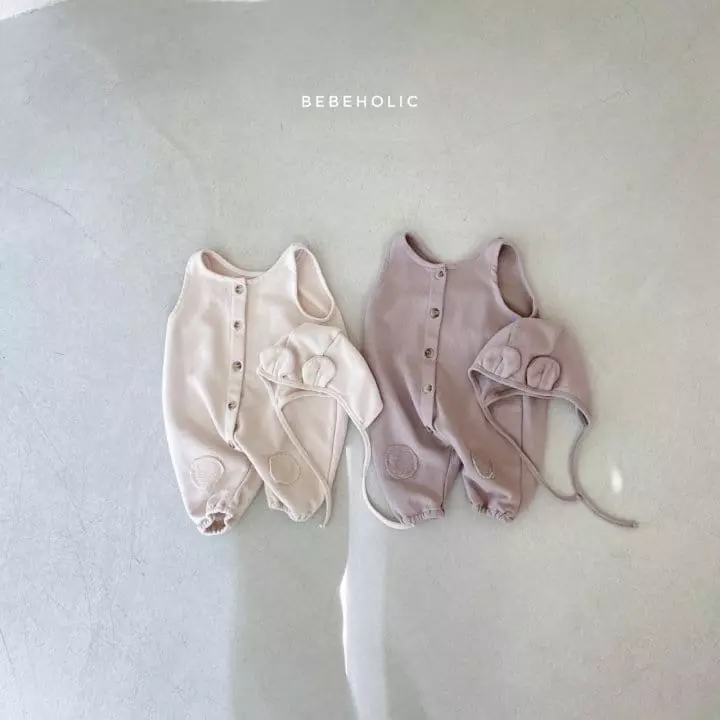 Bebe Holic - Korean Baby Fashion - #babyboutique - Bibi Bodysuit with Bonnet - 5