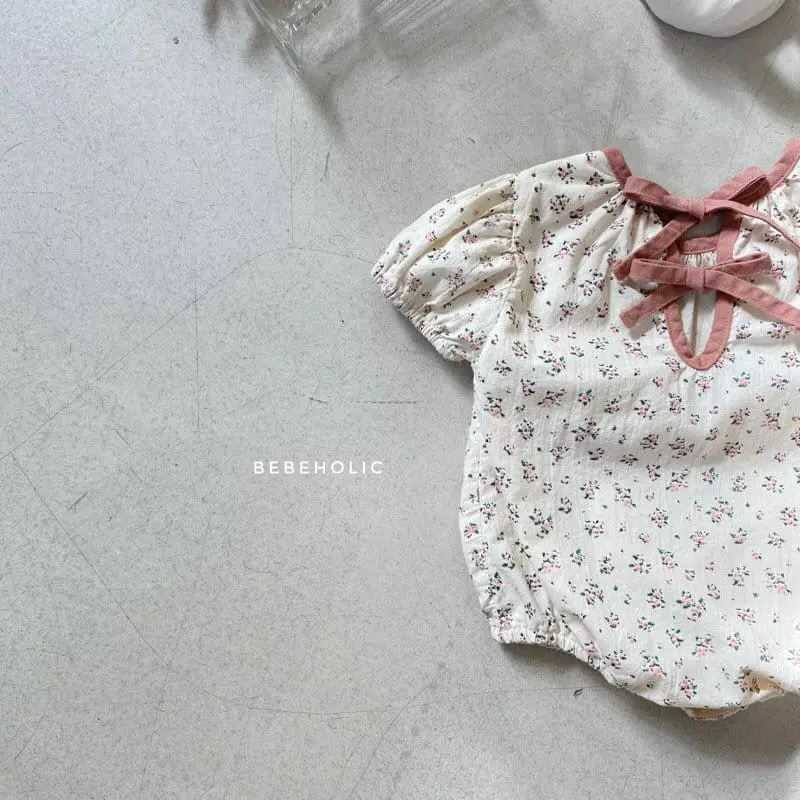 Bebe Holic - Korean Baby Fashion - #babyboutique - Small Flower Bodysuit - 8