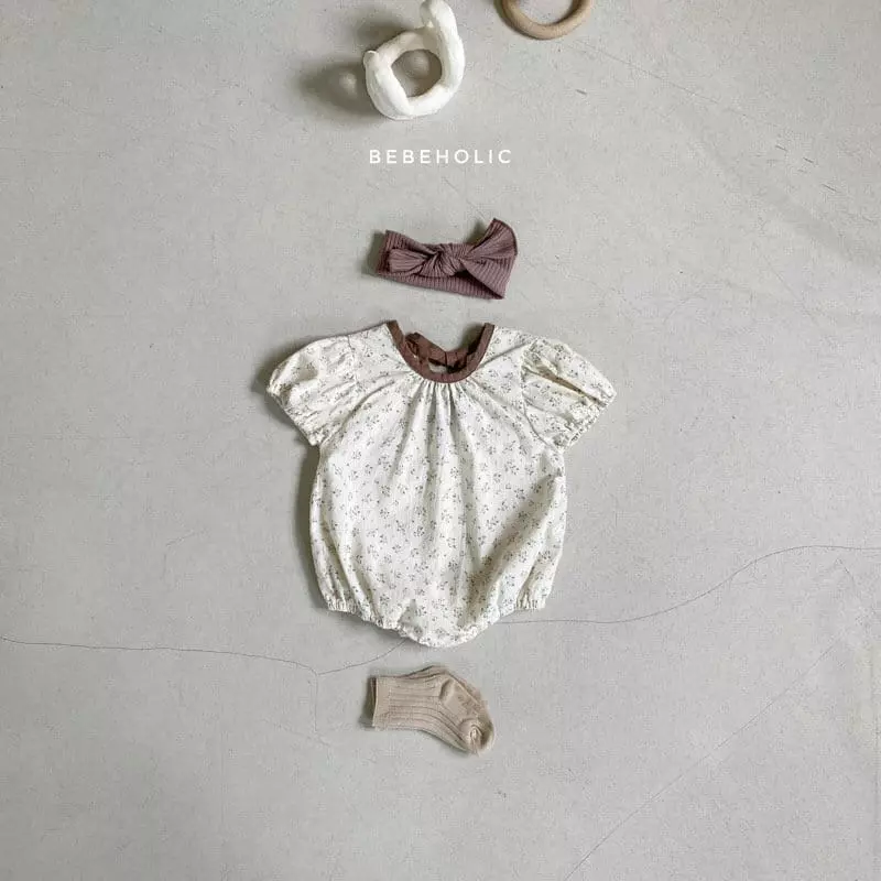Bebe Holic - Korean Baby Fashion - #babyboutique - Small Flower Bodysuit - 9