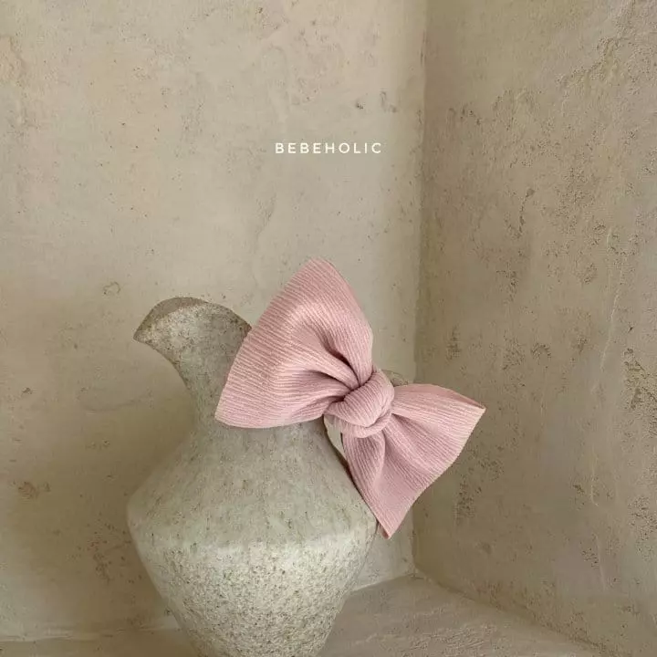 Bebe Holic - Korean Baby Fashion - #babyboutique - Big Ribbon Hairband - 4