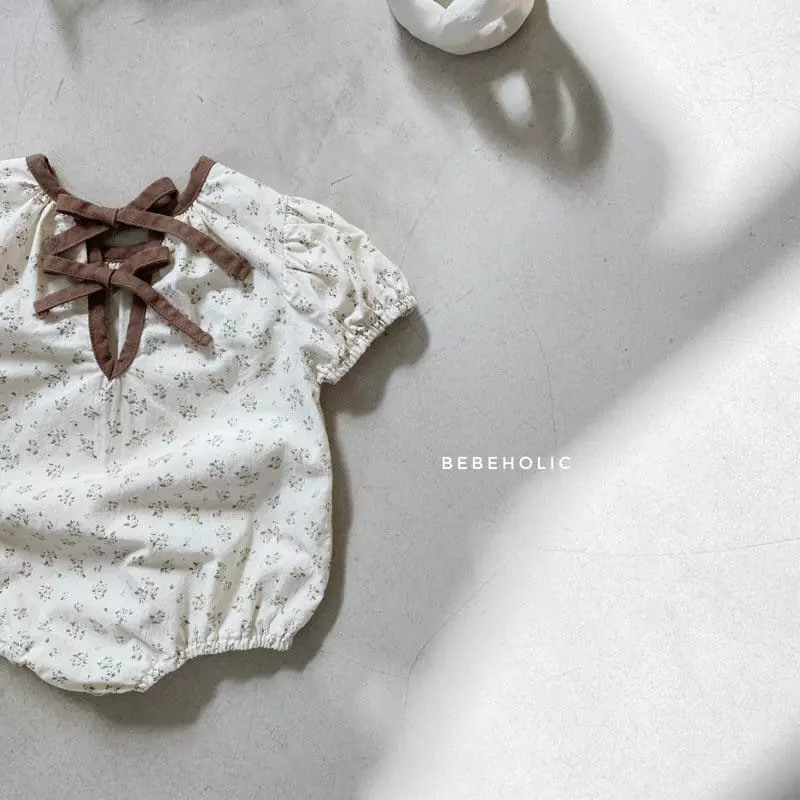 Bebe Holic - Korean Baby Fashion - #babyclothing - Small Flower Bodysuit - 11