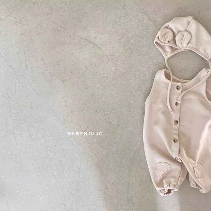 Bebe Holic - Korean Baby Fashion - #babyfashion - Bibi Bodysuit with Bonnet - 8