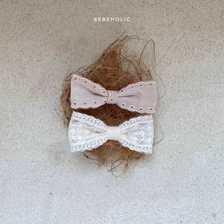 Bebe Holic - Korean Baby Fashion - #babygirlfashion - Ribbon Hairpin - 9