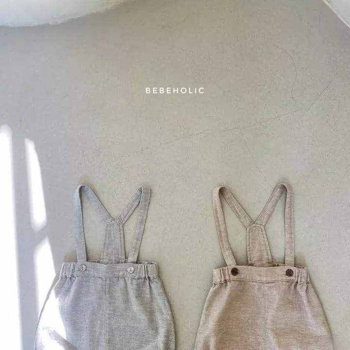 Bebe Holic - Korean Baby Fashion - #babyootd - Time Dungarees Bloomers - 2