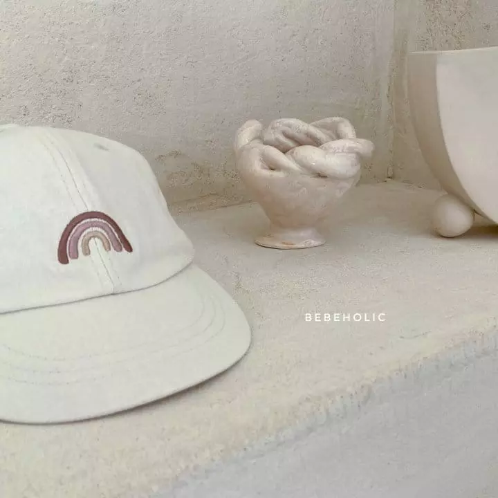 Bebe Holic - Korean Baby Fashion - #babyootd - Rainbow Baseball Cap - 10