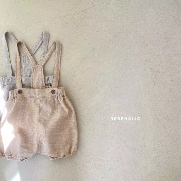 Bebe Holic - Korean Baby Fashion - #babyoutfit - Time Dungarees Bloomers - 3