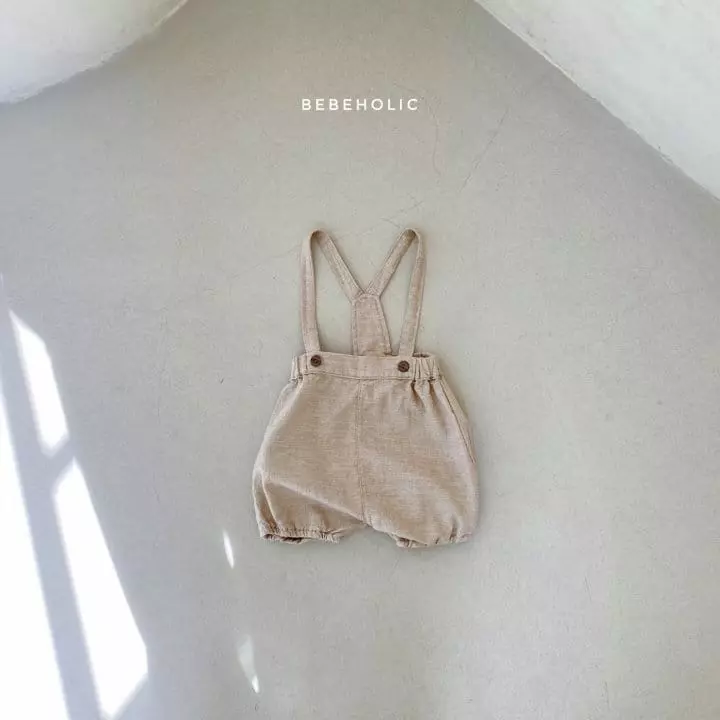 Bebe Holic - Korean Baby Fashion - #babyoutfit - Time Dungarees Bloomers - 4