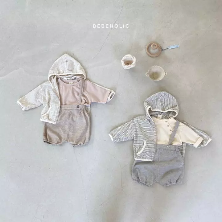 Bebe Holic - Korean Baby Fashion - #babyoutfit - Bebe Hoody Zip-up - 4
