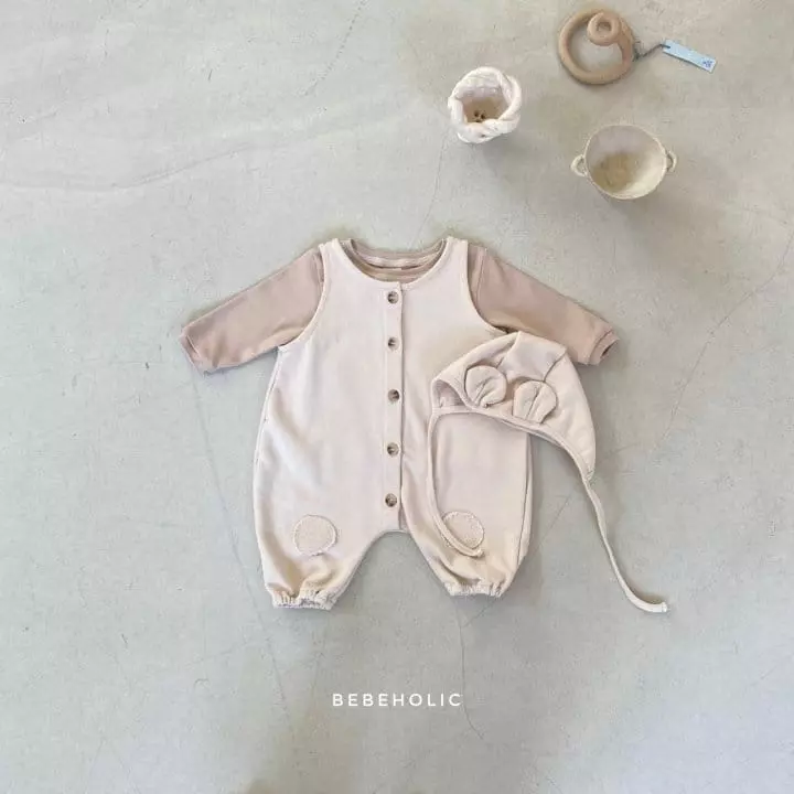 Bebe Holic - Korean Baby Fashion - #babywear - Bibi Bodysuit with Bonnet