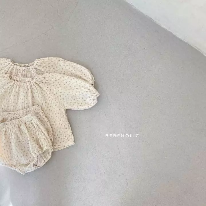 Bebe Holic - Korean Baby Fashion - #onlinebabyboutique - Flower Top Bottom Set - 7