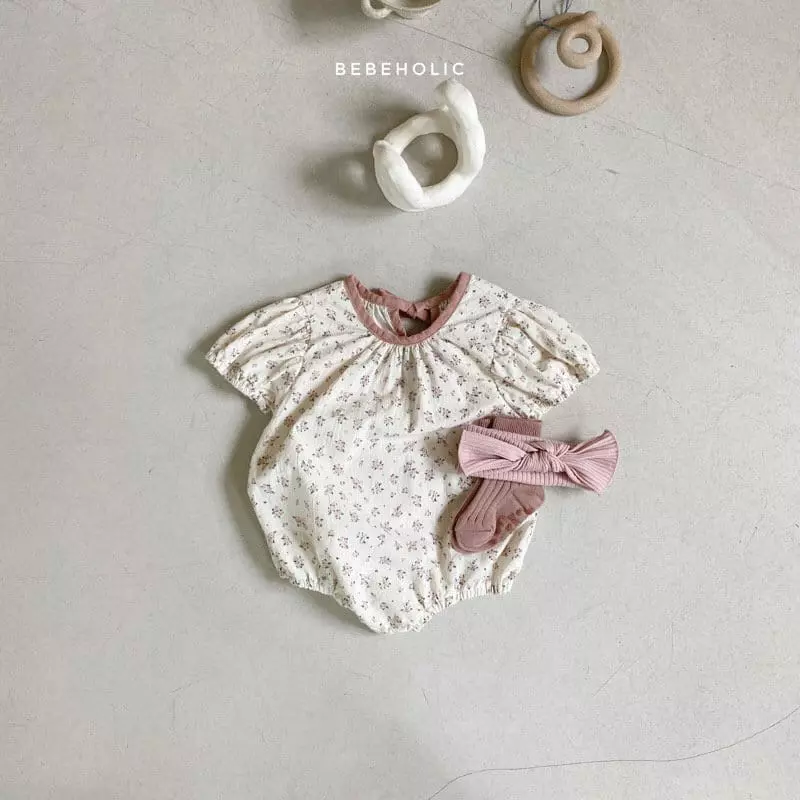 Bebe Holic - Korean Baby Fashion - #onlinebabyboutique - Small Flower Bodysuit - 6