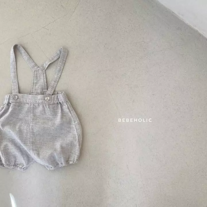 Bebe Holic - Korean Baby Fashion - #onlinebabyshop - Time Dungarees Bloomers - 7