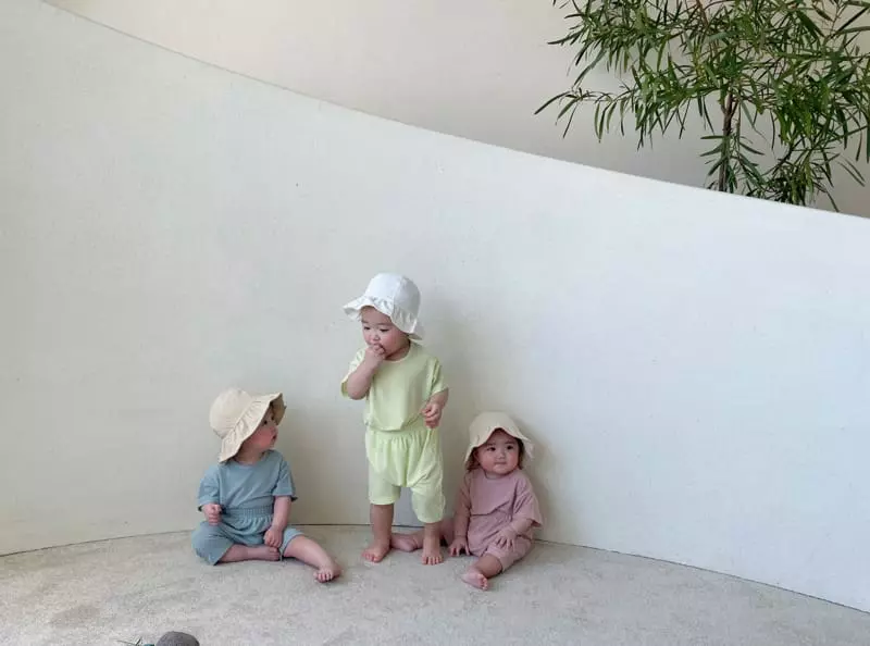 Bebe Nine - Korean Baby Fashion - #babyfever - Charlang Top Bottom Set - 7