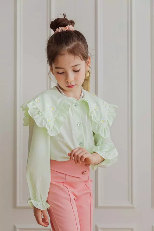 Berry Berry - Korean Children Fashion - #childofig - Flower Blouse - 5