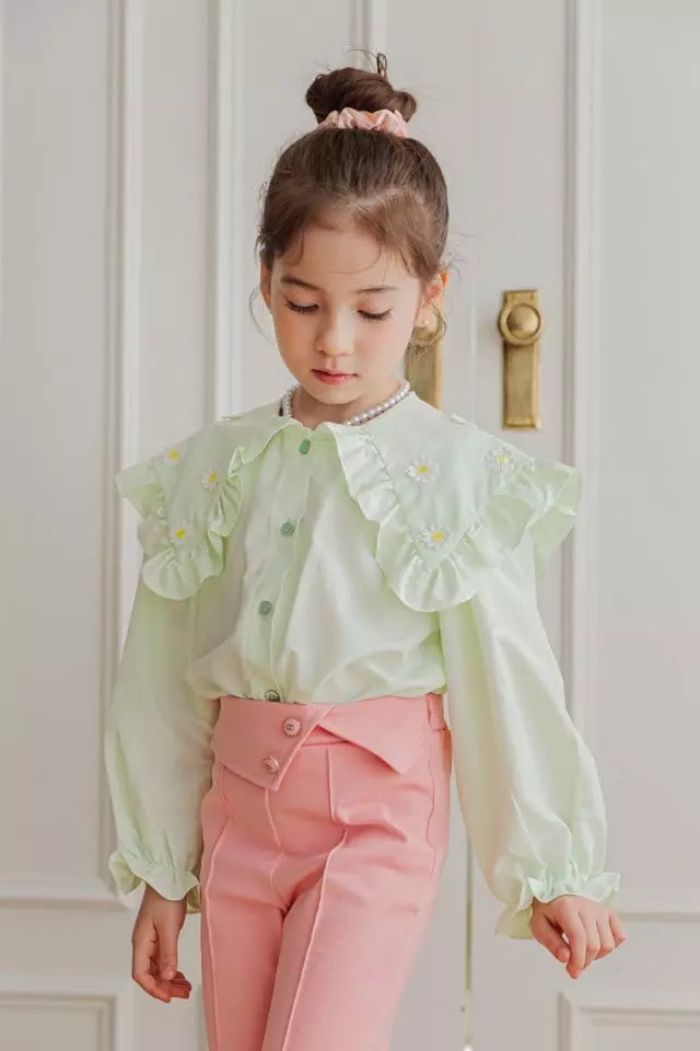 Berry Berry - Korean Children Fashion - #childofig - Flower Blouse - 6