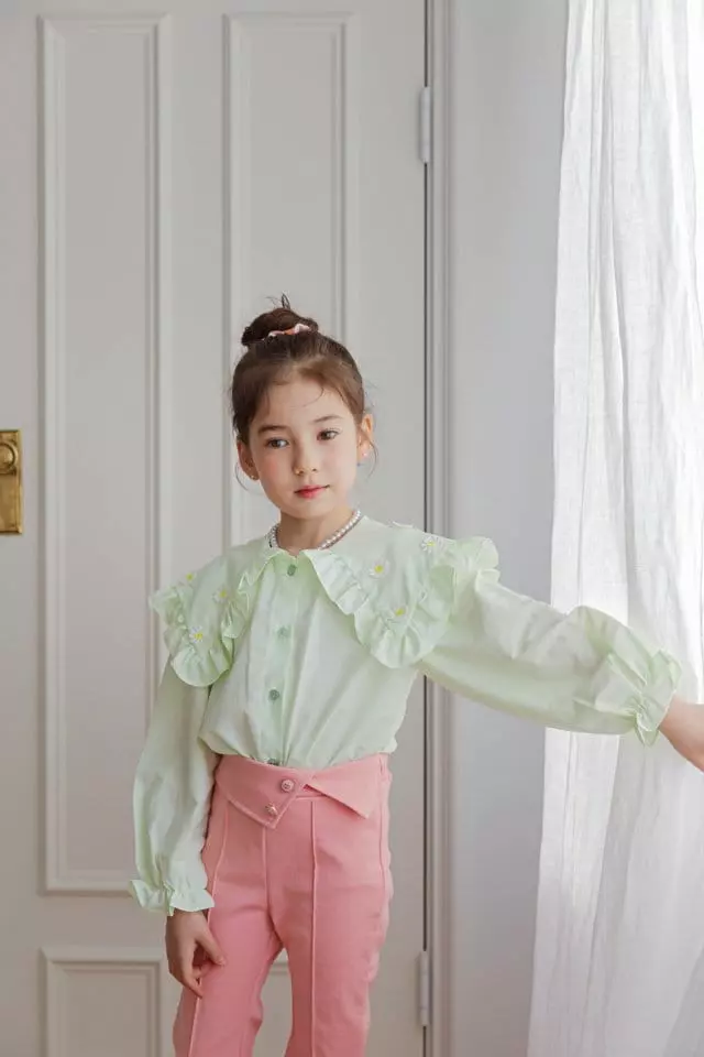 Berry Berry - Korean Children Fashion - #designkidswear - Flower Blouse - 8