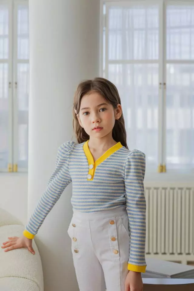 Berry Berry - Korean Children Fashion - #littlefashionista - Gold Bootscut Pants  - 3